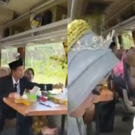 Viral Resepsi di Dalam Bus Guna Hindari Razia PPKM. Bukan Orang Indonesia Kalau Nggak Kreatif~