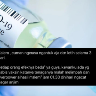 Menepis Serba-Serbi Hoaks Vaksin, para Warganet ini Ceritakan Pengalamannya Setelah Divaksin