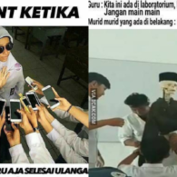 11 Meme Kocak ini Bikin Iri Anak-Anak Sekolah Zaman Sekarang. Kapan Bisa Merasakan Begini, ya? :(