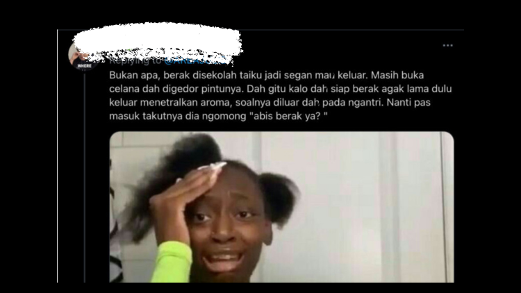 Pengalaman Konyol BAB di Toilet Sekolah. Hanya Bisa Dilakukan Profesional!