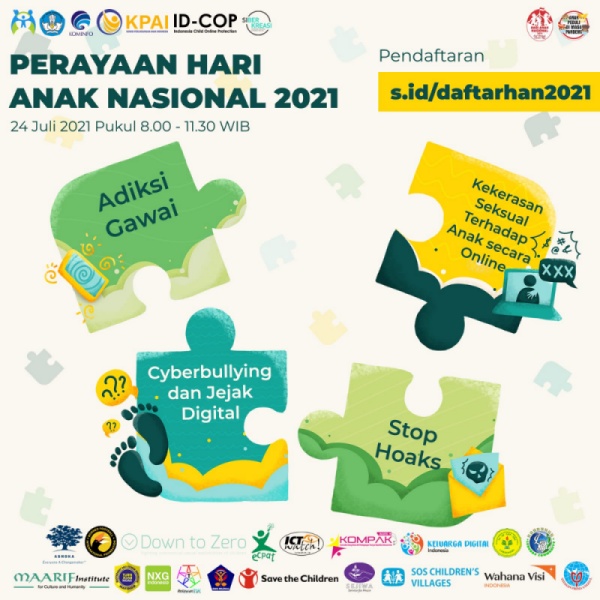 Peringati Hari Anak Nasional 2021, ID-COP Berkolaborasi dengan 20 Organisasi Nirlaba Gelar Perayaan Virtual 