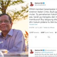 Dikritik karena Masih Sempat Nonton “Ikatan Cinta”, Mahfud MD Mengaku Tetap Bekerja Sampai Malam