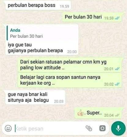 Susahnya Ketemu Pelamar Kerja yang Punya Kelakuan Begini, Jadi Ujian Hidup bagi HRD