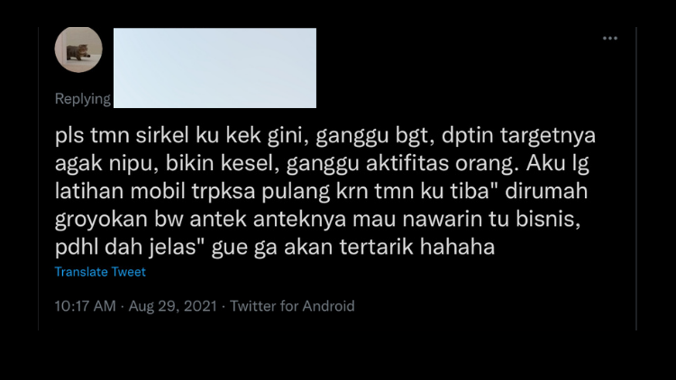 Sekali Seumur Hidup, Pasti Kamu Pernah Kena Jebakan MLM dari Teman Kayak Warganet ini. Apes!