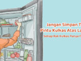 Kesalahan Menata Kulkas yang Bikin Makananmu Cepat Rusak. Cara yang Benar: Sesuaikan dengan Rak