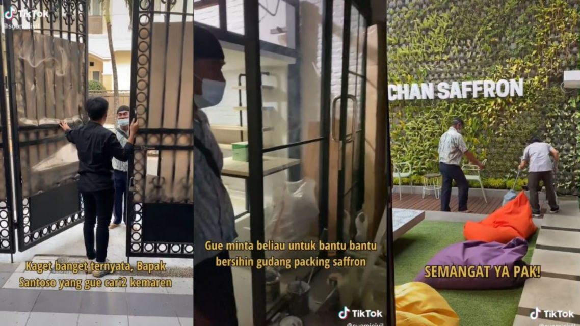 Akhirnya Pekerjakan Bapak yang Pernah Minta Nasi 