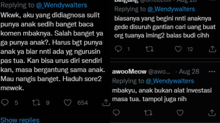 Tolak Anggapan Anak adalah Investasi Masa Depan Orang Tua, Wendy Walters: Bukan Hubungan Bisnis!