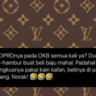 Kabar Anggaran Pakaian Dinas DPRD Tangerang Pakai Bahan Louis Vuitton, Pantas Warganet pada Marah~