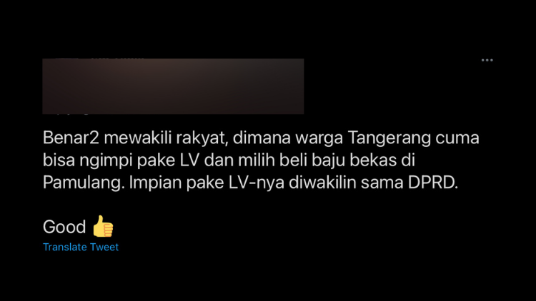 Kabar Anggaran Pakaian Dinas DPRD Tangerang Pakai Bahan Louis Vuitton, Pantas Warganet pada Marah~