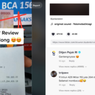 Gegara Konten Review Saldo ATM, Begini Respons Warganet Saat Lihat Ada Orang Punya Duit 11 T