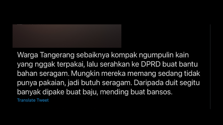 Kabar Anggaran Pakaian Dinas DPRD Tangerang Pakai Bahan Louis Vuitton, Pantas Warganet pada Marah~