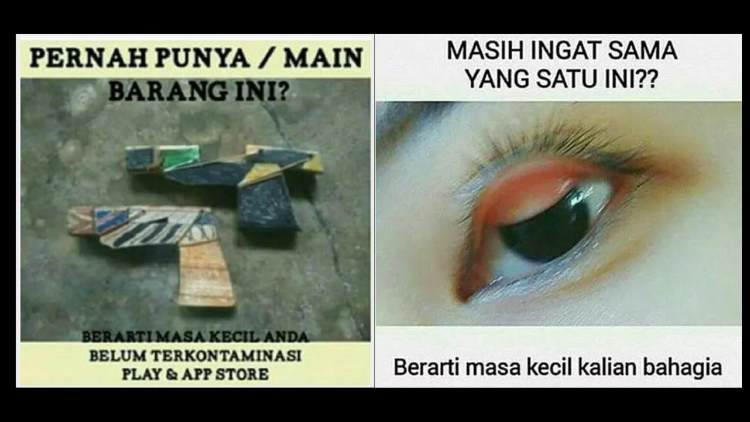 Sederet Meme ini Sukses Menyelamatkan Kenangan Masa Kecil Kita. Ada yang Masih Ingat?