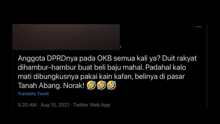 Kabar Anggaran Pakaian Dinas DPRD Tangerang Pakai Bahan Louis Vuitton, Pantas Warganet pada Marah~