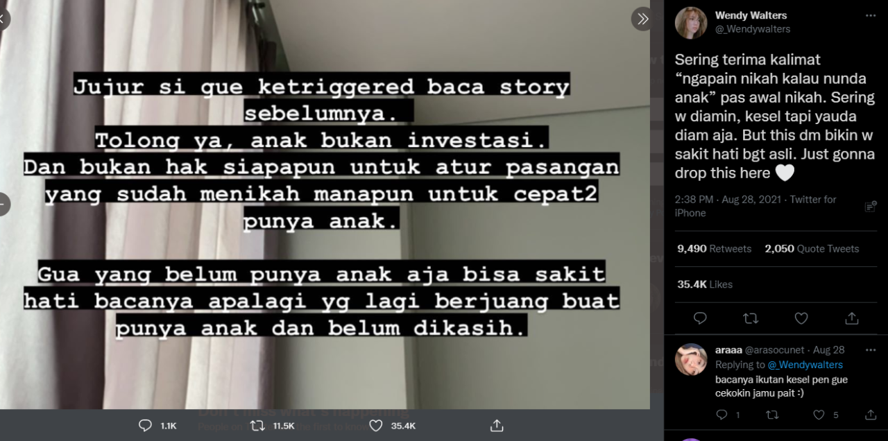 Tolak Anggapan Anak adalah Investasi Masa Depan Orang Tua, Wendy Walters: Bukan Hubungan Bisnis!