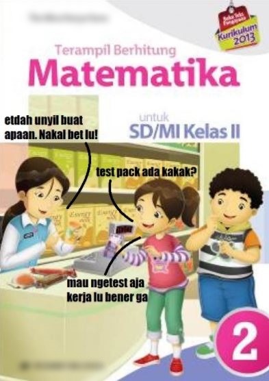 Beginilah Jadinya Kalau Gambar di Buku Pelajaran Anak SD Dibikin oleh Warganet. Ngaco Banget!