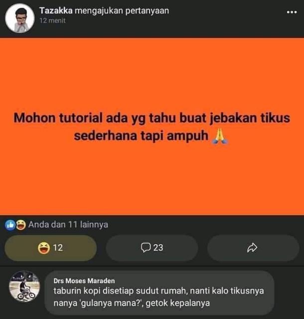 Inilah yang Akan Terjadi Ketika Kamu Minta Saran pada Warganet Facebook. Kocak Betul!