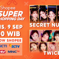 Lockey dan ONCE Merapat, SECRET NUMBER dan TWICE Akan Hadir di Shopee 9.9 Super Shopping Day TV Show!