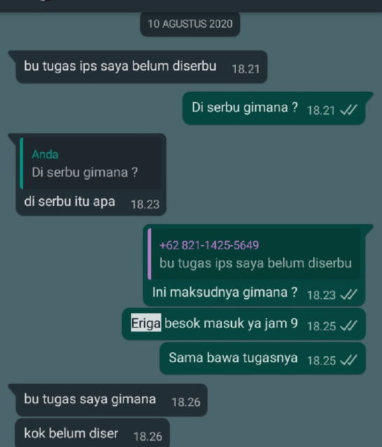 Tatap Muka Tak Kunjung Terlaksana, Drama Sekolah Daring Semakin Ada-Ada Aja. Semua Harus Sabar~