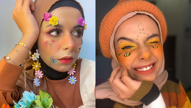 7 Potret Kreasi Face Painting ala Dilla Jaidi yang Super Artsy. Kok Bisa Kepikiran Bikin ini?