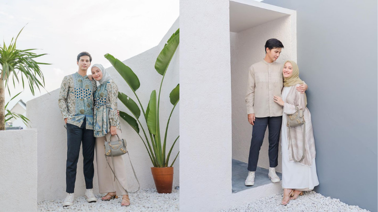 8 Gaya OOTD Couple Selebgram Mega Iskanti. Simpel tapi Manis Banget!