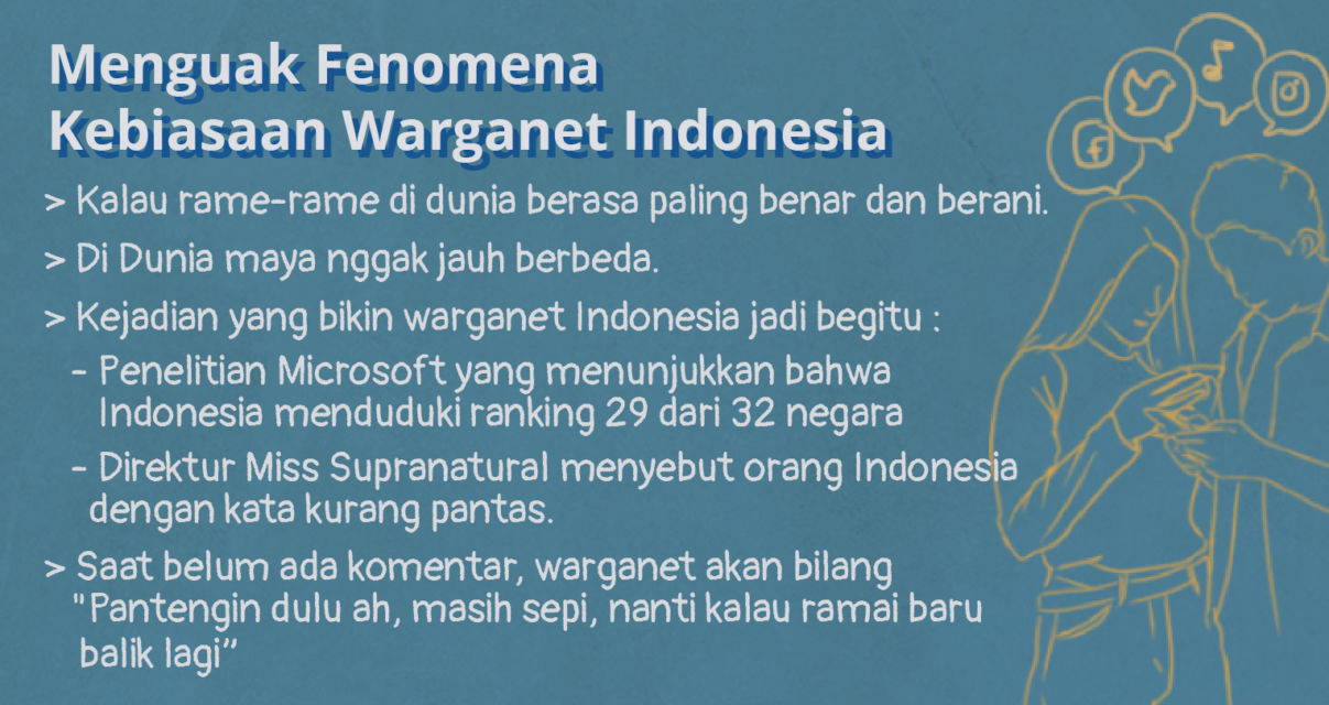 Menilik Fenomena Gahar Berjamaah ala Warganet Indonesia. Beginilah Citra Kita di Media Sosial