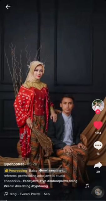 10 Ide Pernikahan dari TikTok yang Viral. Lengkap dari Undangan Sampai Gaun lo!