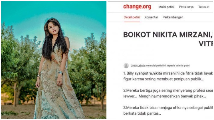 artis diboikot lewat petisi