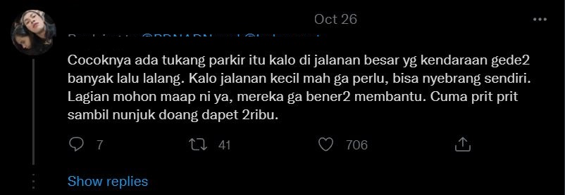 Heboh Persoalan Tukang Parkir di Minimarket, Begini Pandangan Para Warganet. Gimana Menurutmu?