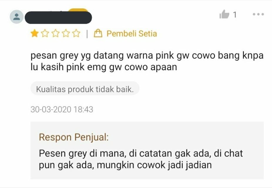 Tingkah Pembeli dan Penjual Saling Balas Ulasan ini Bukti Drama Belanja Olshop Nggak Ada Abisnya!