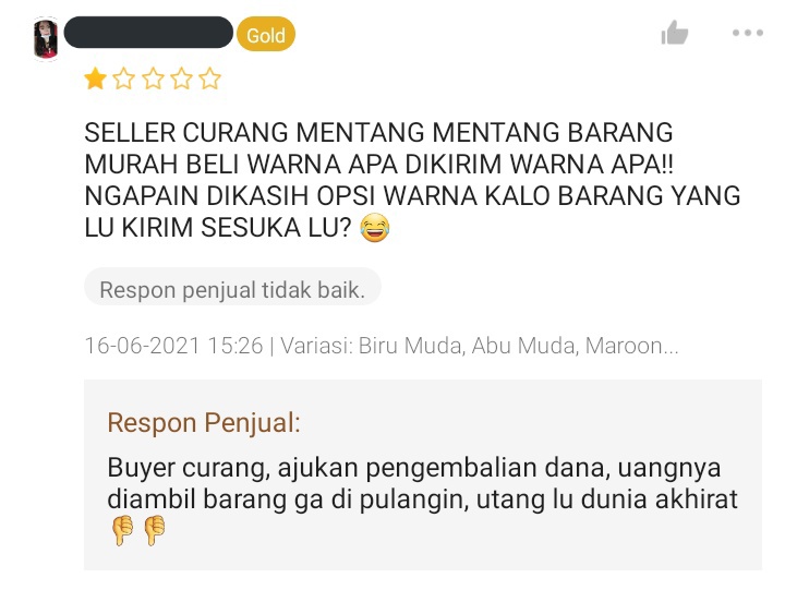 Tingkah Pembeli dan Penjual Saling Balas Ulasan ini Bukti Drama Belanja Olshop Nggak Ada Abisnya!