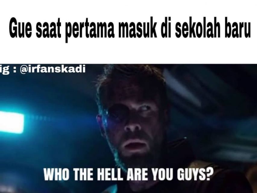 Meme Absurd ini Bukti Kekagetan Sekolah Tatap Muka Setelah Sekian Lama Belajar di Rumah. Hadeeh!