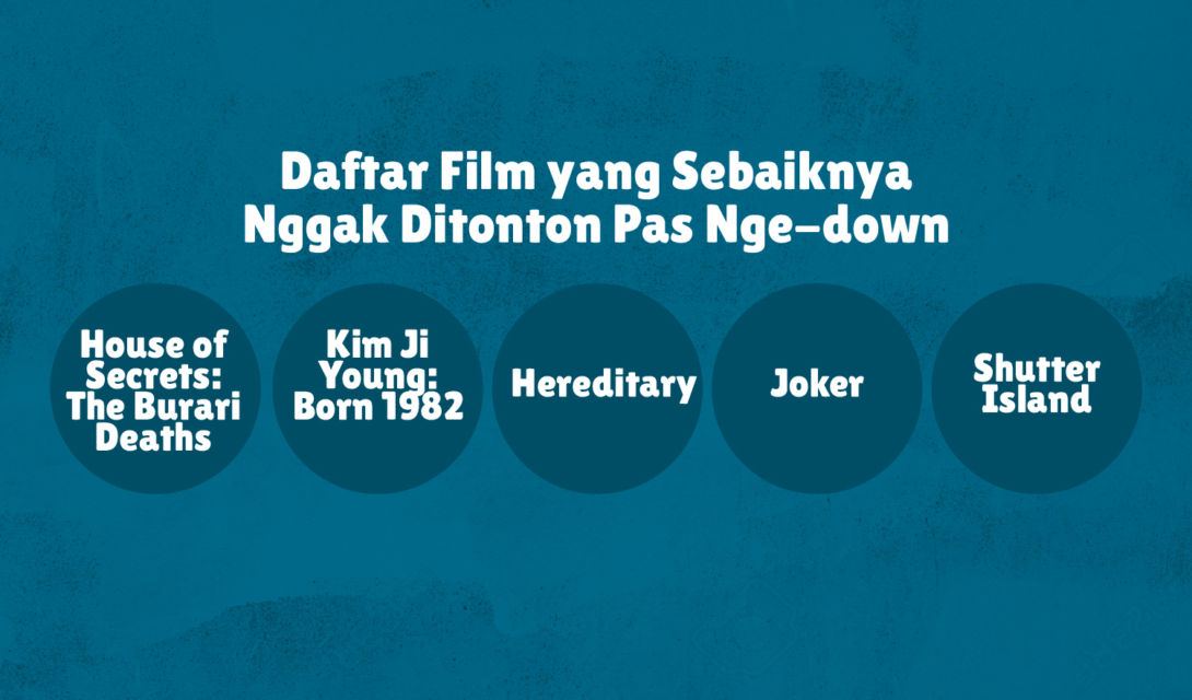 5 Film yang Sebaiknya Nggak Ditonton Ketika Kondisi Mentalmu Sedang Jungkir Balik