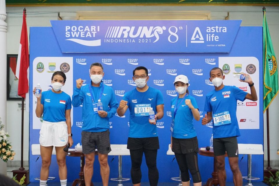 Usung Konsep Hybrid, 'Pocari Sweat Run Indonesia 2021' Sukses Digelar di Gedung Sate dan Kota Baru Parahyangan