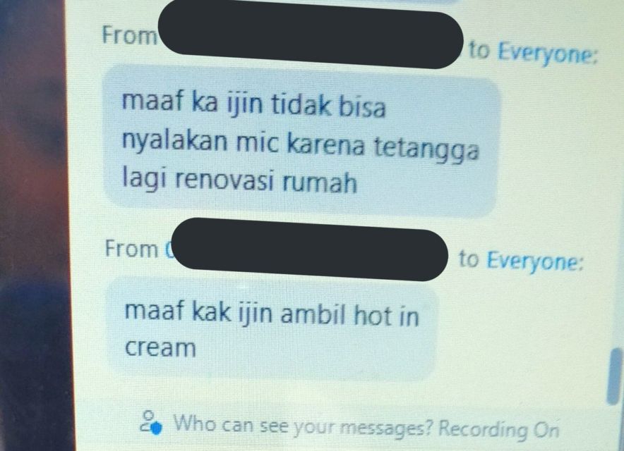 Nggak Cuma Gara-Gara Sinyal Ngadat, Drama Alasan Off Cam Saat Zoom Kini Makin Ngaco. Capek! :(