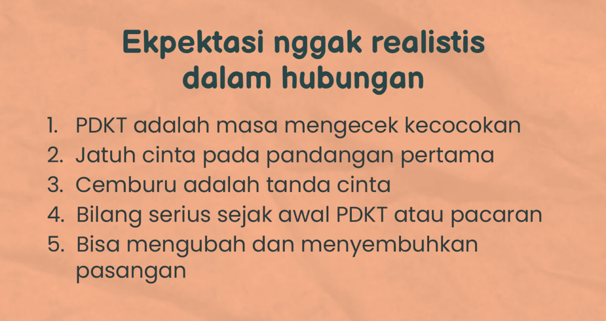 5 Hal Nggak Realistis tentang Hubungan. Walau Sering Kita Dengar, Belum Tentu Pasti Benar