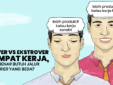 Kepribadian Introver vs Ekstrover di Tempat Kerja. Apa Harus Berkarier di Jalur yang Beda?