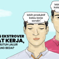 Kepribadian Introver vs Ekstrover di Tempat Kerja. Apa Harus Berkarier di Jalur yang Beda?