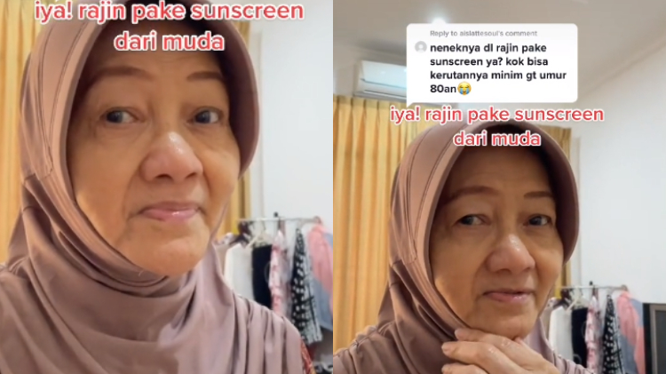 Viralnya Nenek 81 Tahun yang Rajin Pakai Sunscreen Jadi Bukti Nyata 5 Khasiat Tabir Surya ini