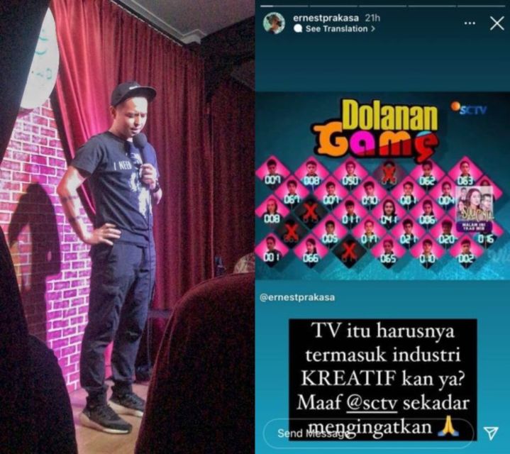 Miris Adegan Sinetron Indonesia Diduga Plagiat Squid Game, Ernest Prakasa: Gak Punya Malu?