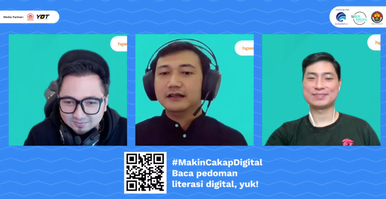 Cerita Edho Zell dan Garena Indonesia Tentang Esports, Konten Gaming hingga Peluang Monetisasi dalam 'Talkshow Konten Kreator' Siberkreasi x Hipwee