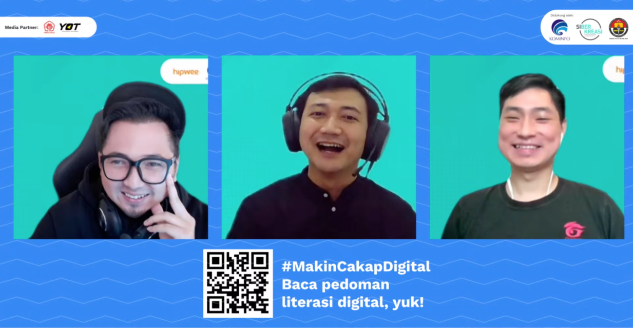 Cerita Edho Zell dan Garena Indonesia Tentang Esports, Konten Gaming hingga Peluang Monetisasi dalam 'Talkshow Konten Kreator' Siberkreasi x Hipwee