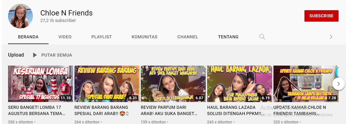 9 Anak Artis yang Punya Kanal YouTube Sendiri. Eksis Sejak Dini!