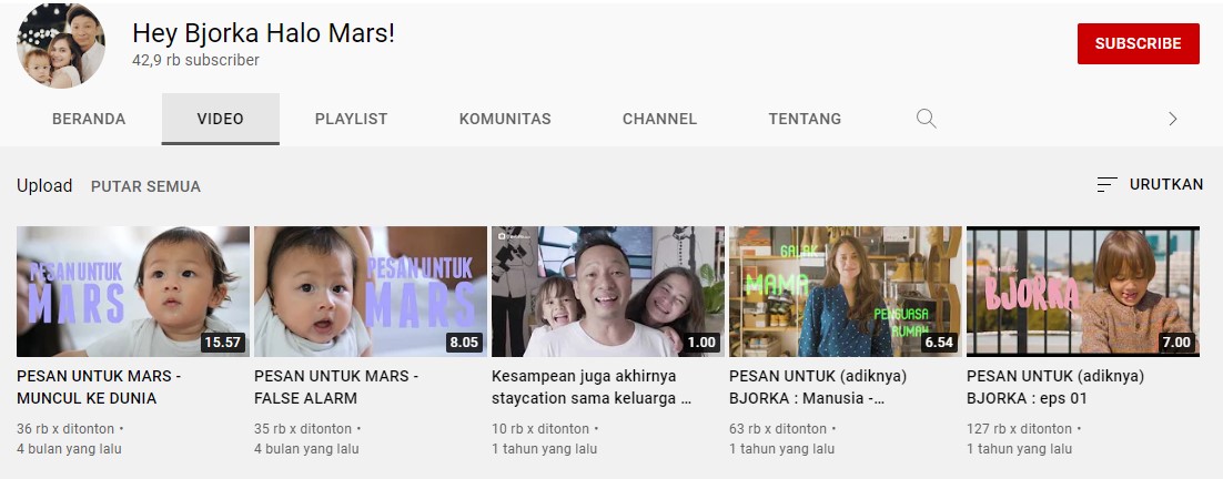 9 Anak Artis yang Punya Kanal YouTube Sendiri. Eksis Sejak Dini!