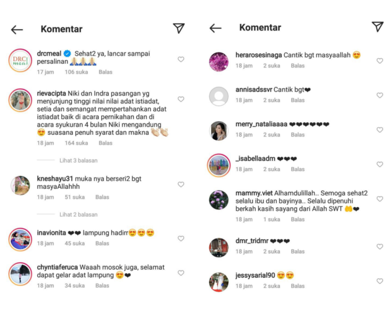 Kehamilan Berusia Empat Bulan, Nikita Willy Gelar Acara Pengajian dengan Prosesi Musok