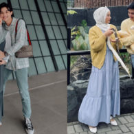 9 Ide OOTD Pasangan ala Dinda Hauw dan Rey Mbayang. Serasi dengan Busana Senada!