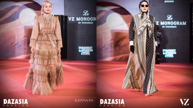 Potret Keren Dinda Hauw dan Dewi Sandra Saat Tampil di Dubai Modest Fashion Week