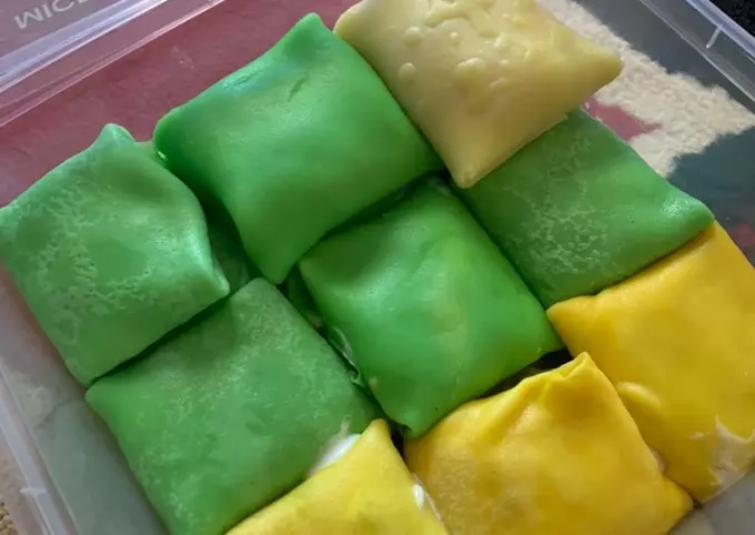 Cara Membuat Pancake Durian Warna-Warni. Jadi Camilan atau Ide Jualan