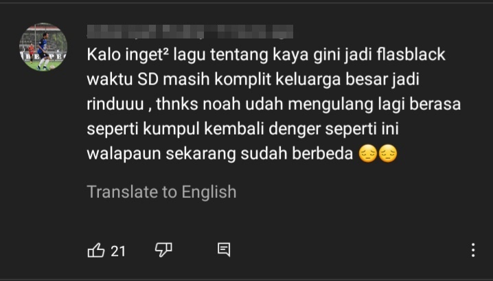 Video Klip Noah “Yang Terdalam” adalah Mesin Waktu. Kolom Komentarnya Bikin Haru!