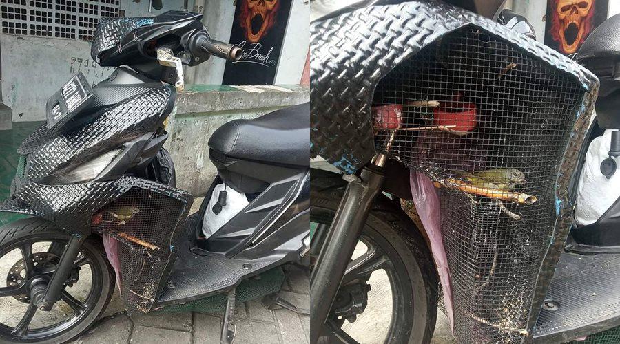 Saking Kreatifnya, Penampakan Modifikasi Sepeda Motor ini Malah Bikin Gagal Paham