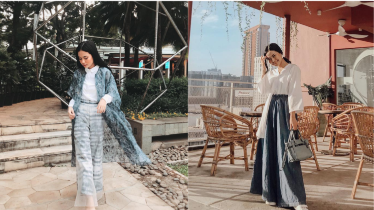 8 Ide Outfit ala Hanggini Jeha. Cocok nih Buat yang Suka Pakai Bawahan Longgar!